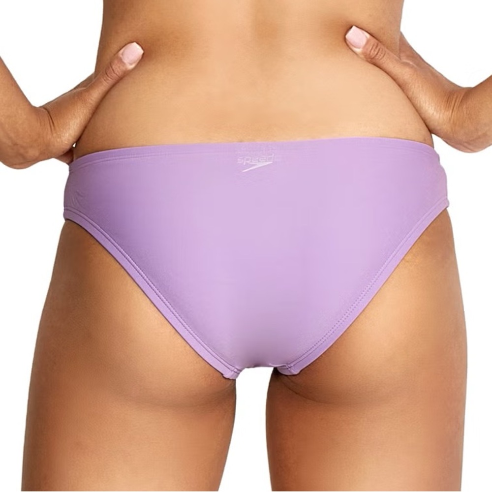 🆕 Speedo Swim Bottom Womens XL Lavender Purple Bikini Swim Separates Fairy Wren